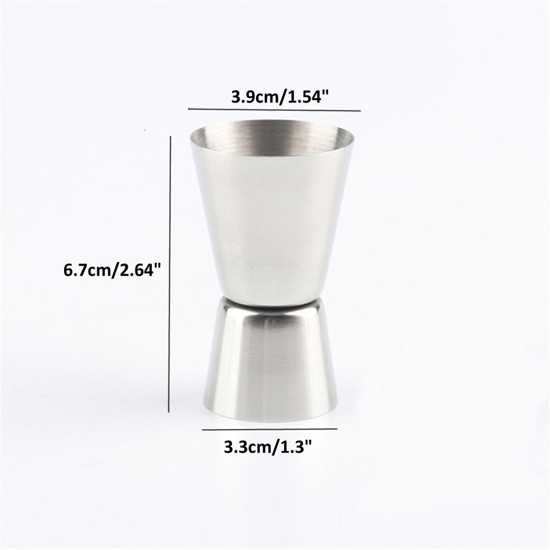 11pc Cocktail Shaker Set Mixer Martini Spirits Bar Spoon Jigger Strainer Stand Tools Image 4