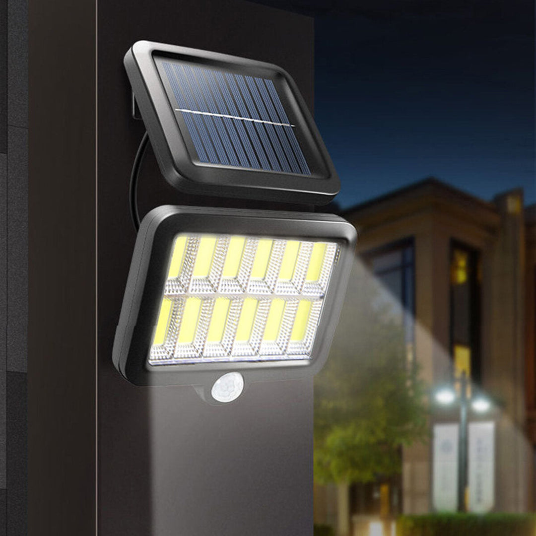 12 Grid Single/Three Mode Waterproof Split Solar Light Body Sensor Without Remote Control Image 2