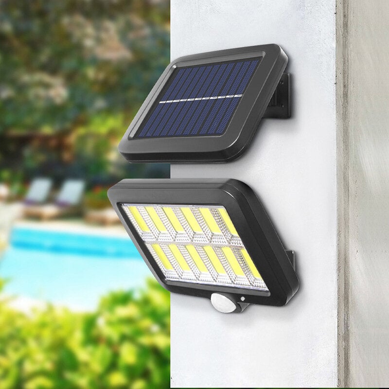 12 Grid Single/Three Mode Waterproof Split Solar Light Body Sensor Without Remote Control Image 4