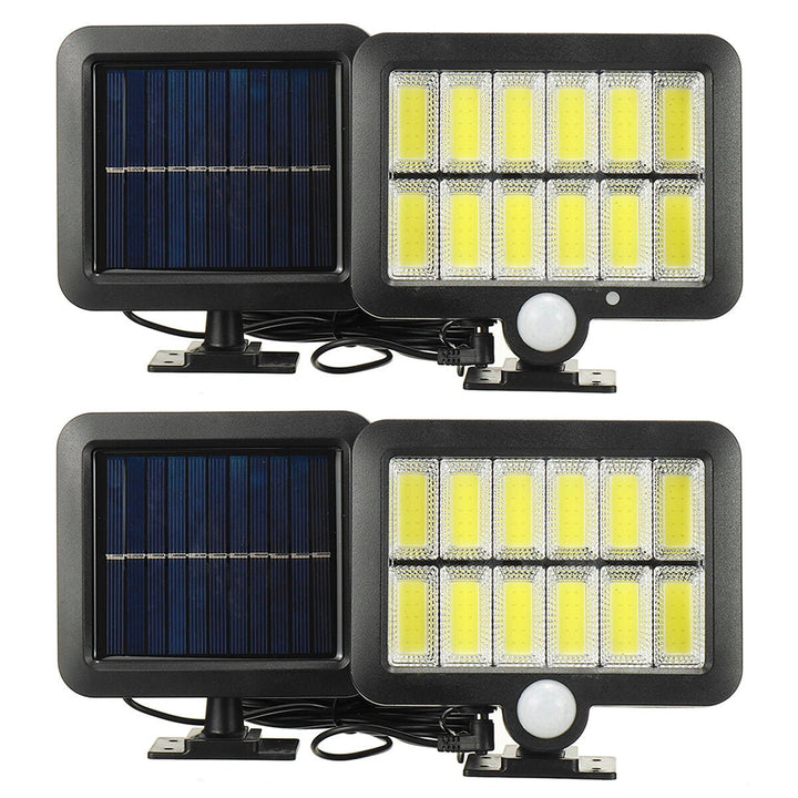 12 Grid Single/Three Mode Waterproof Split Solar Light Body Sensor Without Remote Control Image 5