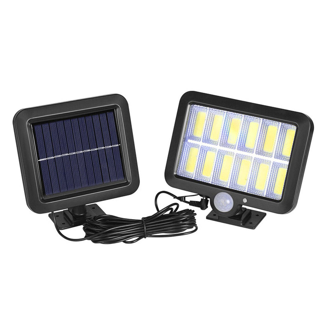 12 Grid Single/Three Mode Waterproof Split Solar Light Body Sensor Without Remote Control Image 6