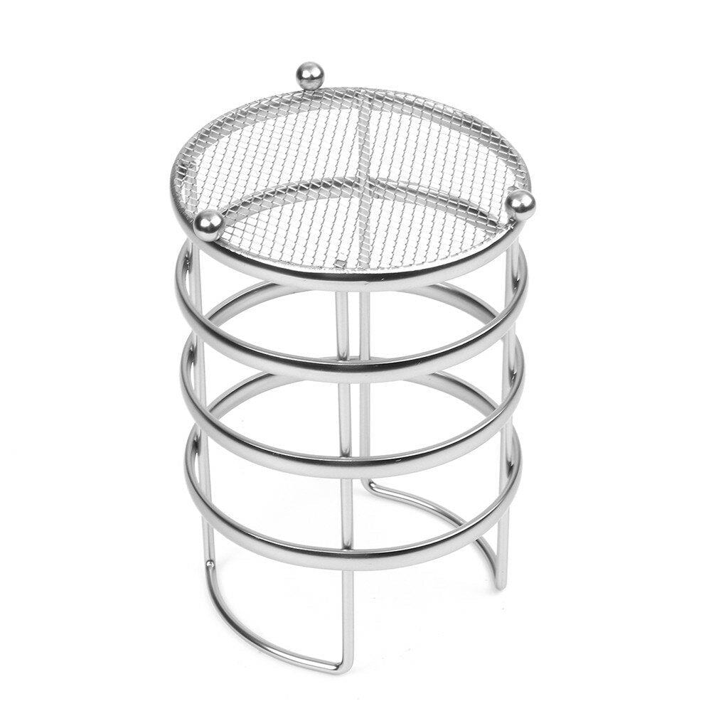 11X17cm Round Tableware and Chopstick Holder Metal Tool Storage Basket Image 4