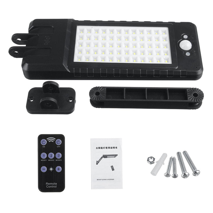 120COB/60LED Solar Flood Light 3 Modes Induction Spotlight Waterproof Camping Light with Remote Control Image 11