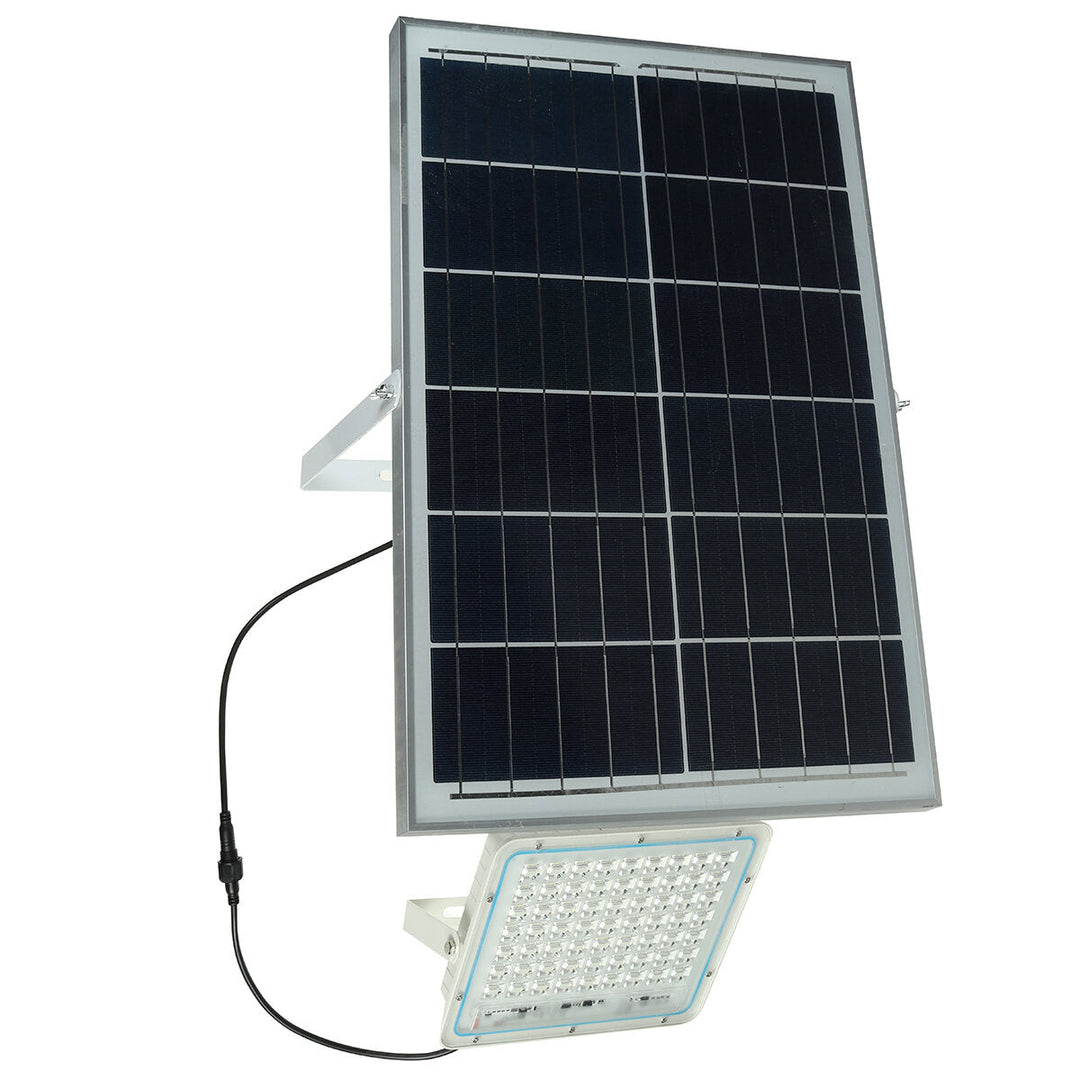 120W 6500-7000K 126 LED Camping Light Set Waterproof Wall Lamp Solar Panel Flood Light Outdoor Garden Image 6