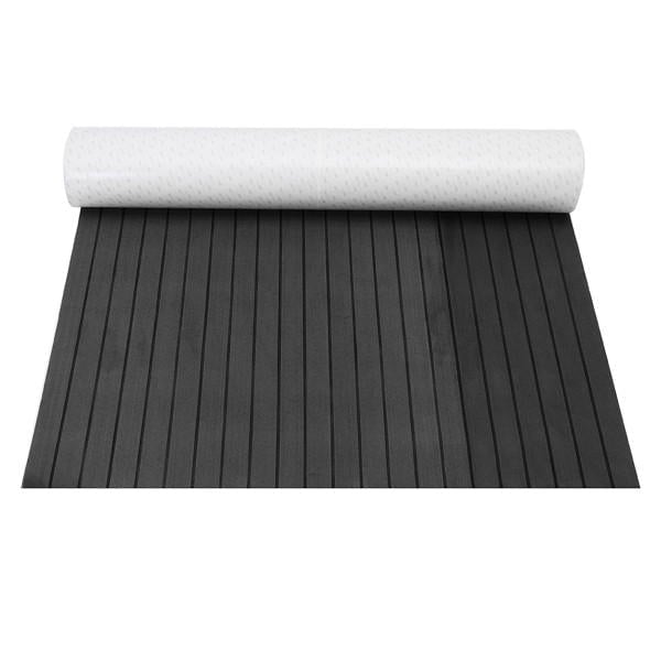 120x240cm Dark Grey and Black EVA Foam Faux Teak Sheet Boat Yacht Synthetic Teak Decking Pad Image 2