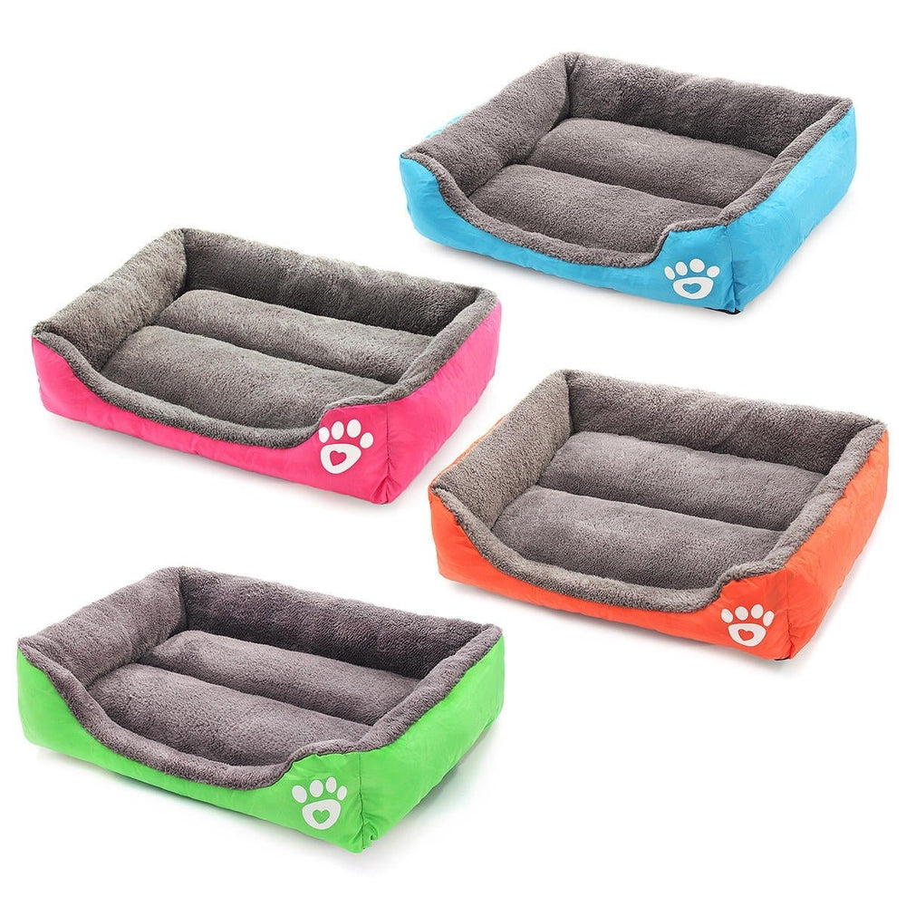 1108519cm Soft Dog Cat Bed Puppy Cushion House Pet Warm Kennel Mat Blanket Image 1