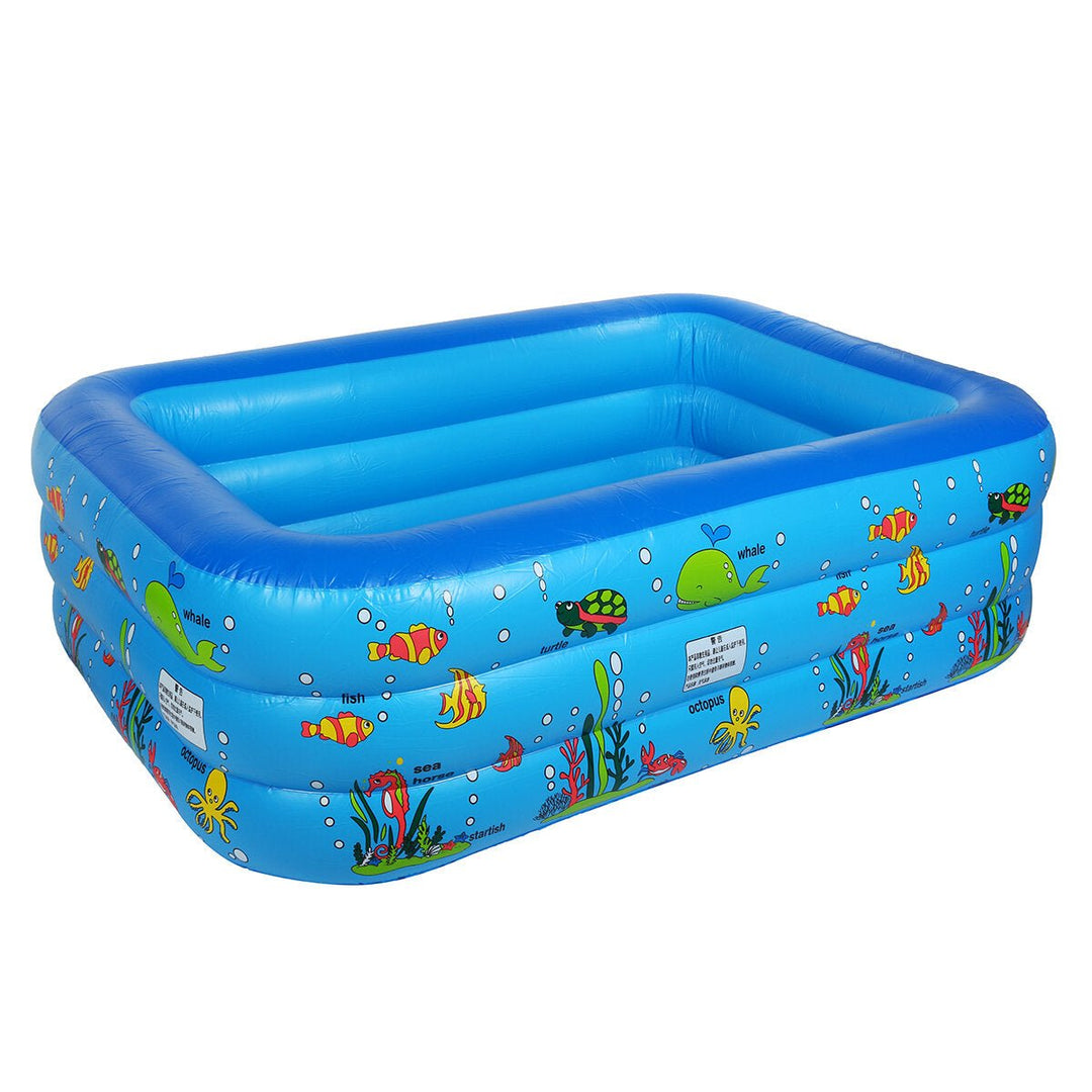 110/150/200/210cm Inflatable Swimming Pool Adults Kids Summer Outdoor Garden Backyard Indoor Bathing Tub Pool Image 1