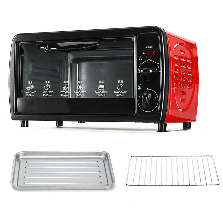 12L Portable Electric Rotisserie Grill Toaster Oven Home Mini Baking Machine Image 1