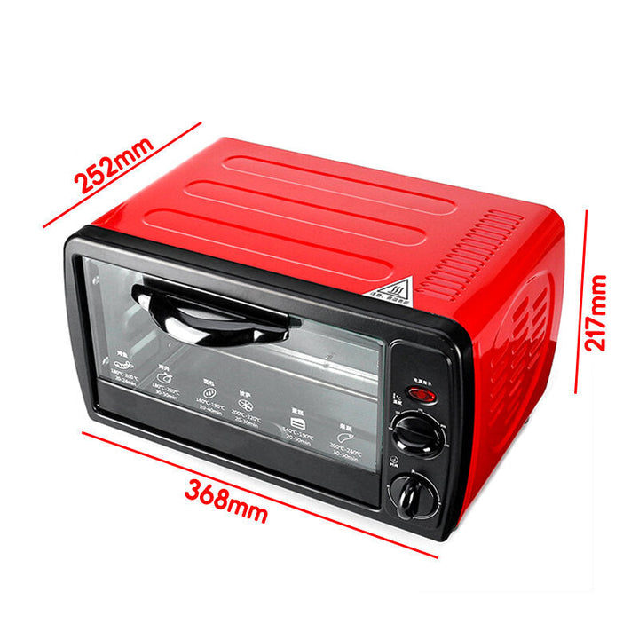 12L Portable Electric Rotisserie Grill Toaster Oven Home Mini Baking Machine Image 10