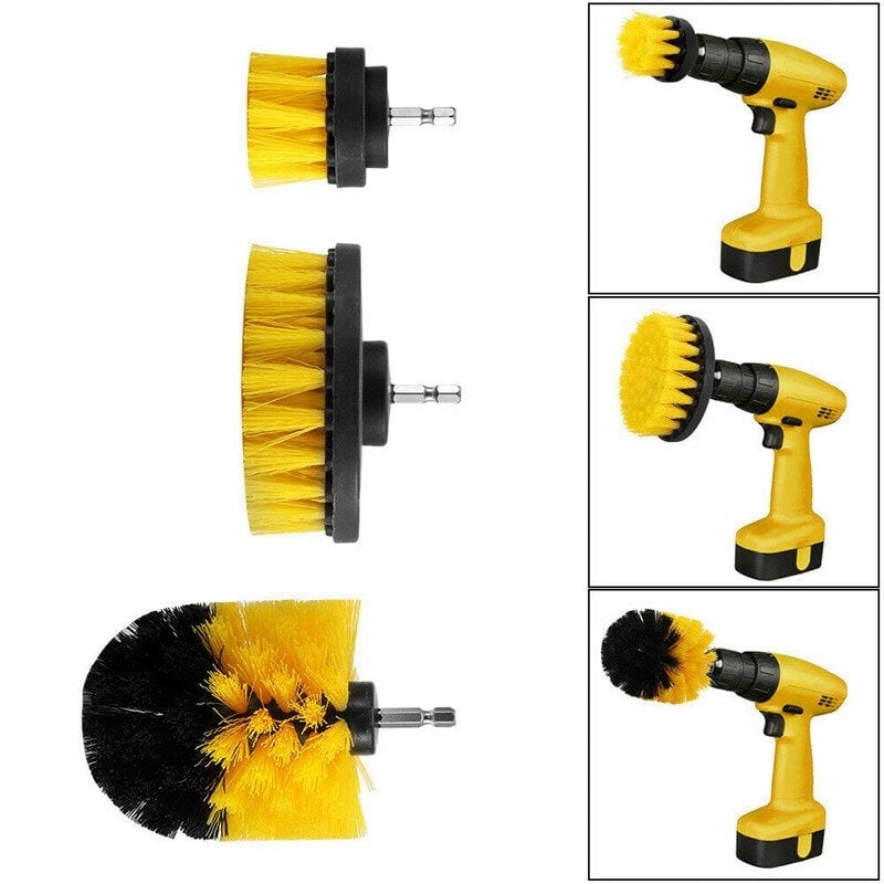 14pcs Drill Brush Tub Clean Electric Grout Power Scrubber Cleaning Tool Kit Image 4