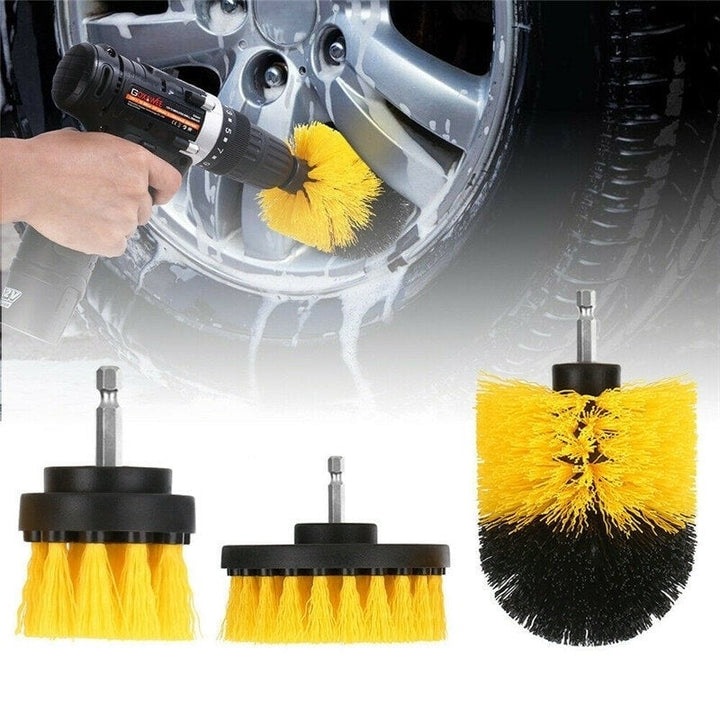 14pcs Drill Brush Tub Clean Electric Grout Power Scrubber Cleaning Tool Kit Image 7