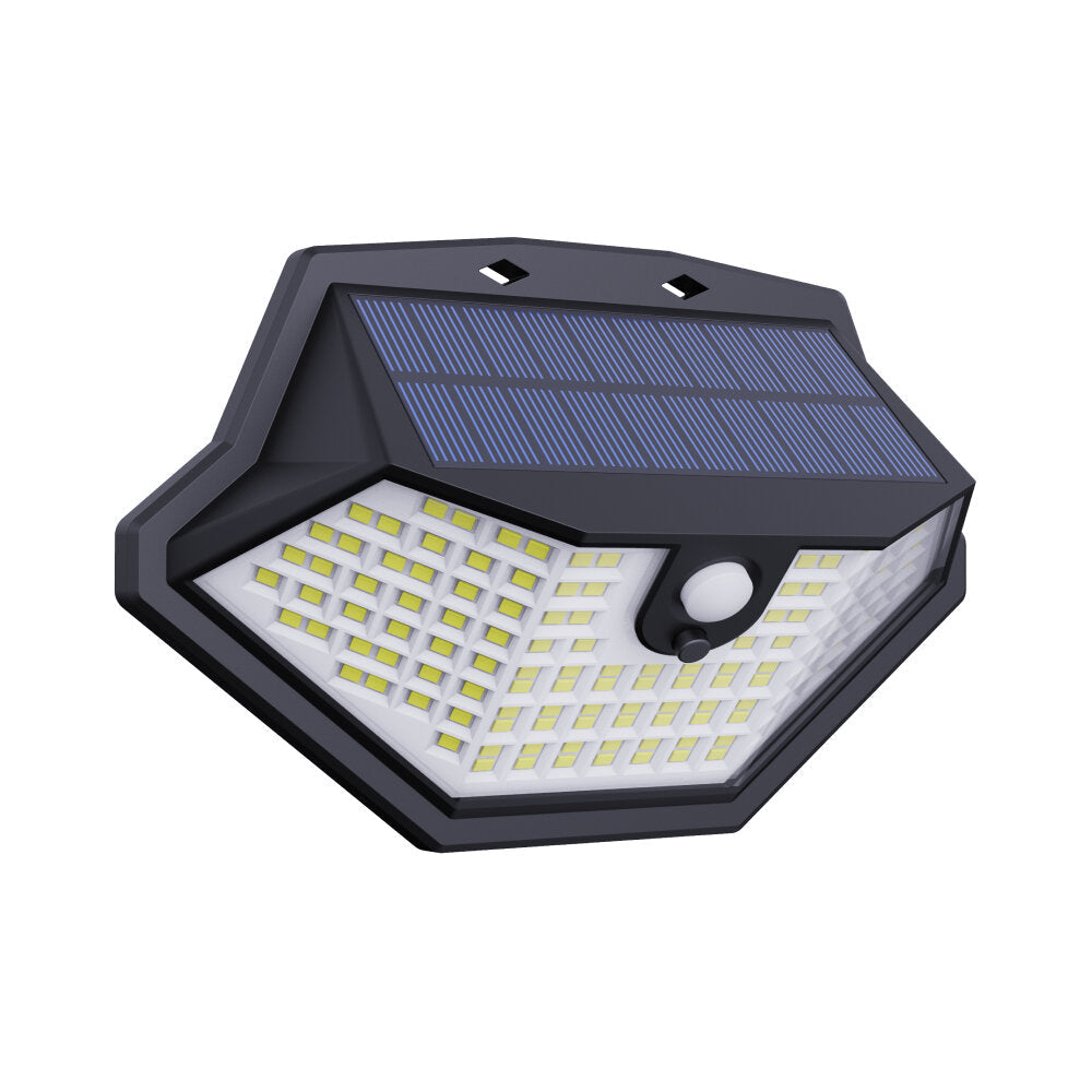 134LED Solar Light 3 Modes Light Sensor PIR Human Induction Wall Lamp IP65 Waterproof Image 3