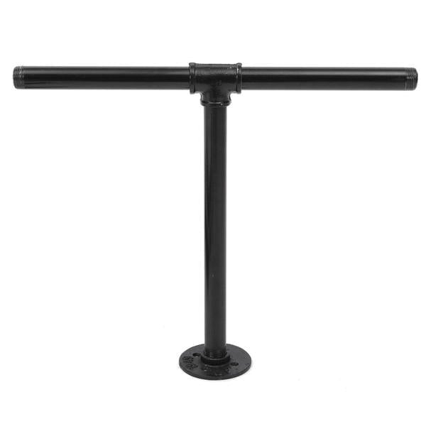 145cm Height Iron Pipe Shelf Retro Design Black Iron Pipe Wall Mount Shelf Shelving Tool Image 11