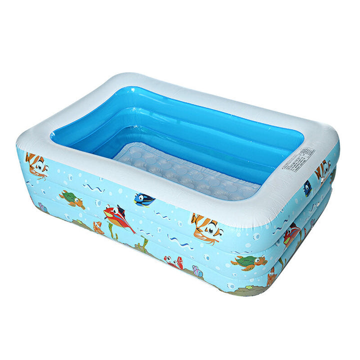 150x110x50cm Inflatable Swimming Pool Summer Outdoor Garden Family Kids Paddling Pools Image 7