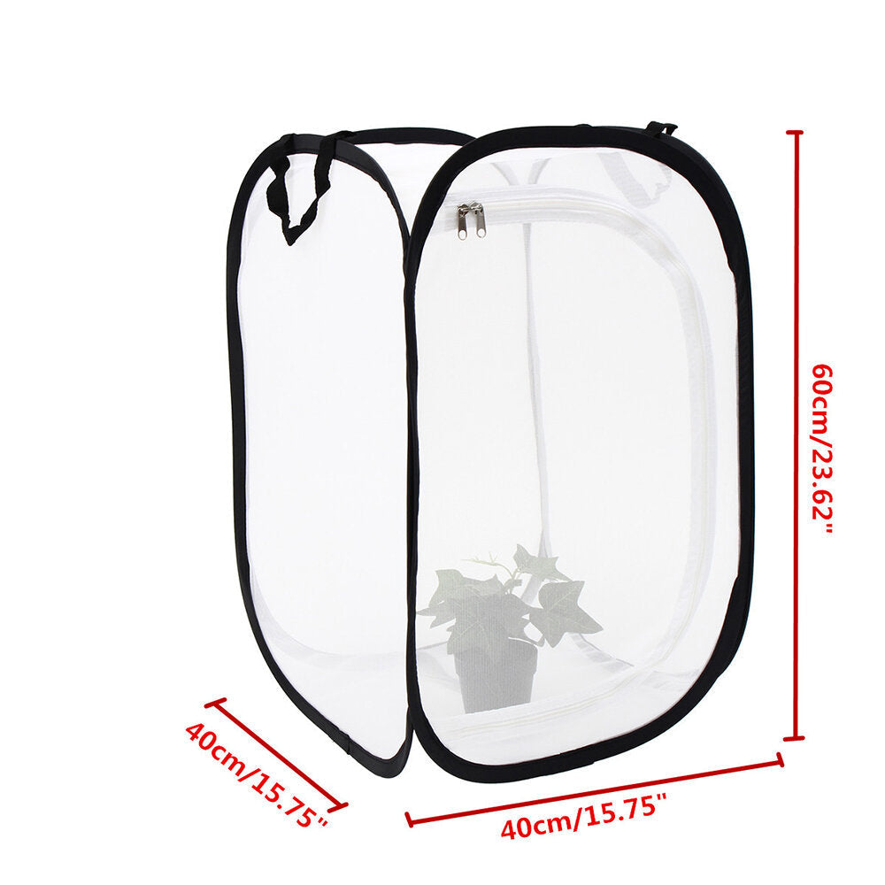 15.75X15.75X23.62in Butterfly Cage Mantis Stick Small Insect House Breathable Mesh Insect Breeding Cage Image 5