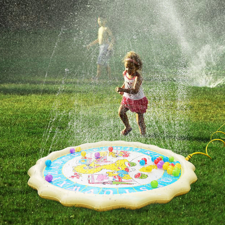 150cm Summer Swimming Air Mattress Kids Inflatable Baby Splash Water Pad Play Mat Children Wading Toys Image 2