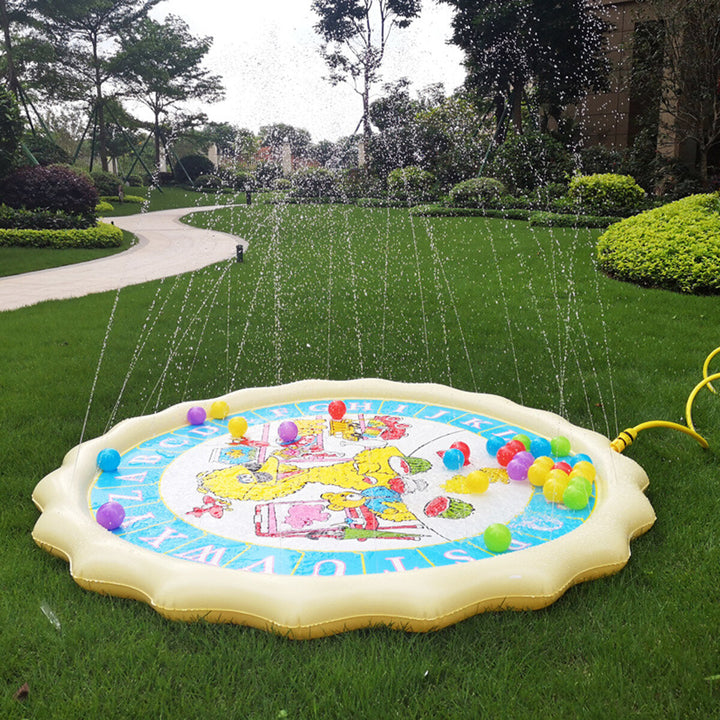 150cm Summer Swimming Air Mattress Kids Inflatable Baby Splash Water Pad Play Mat Children Wading Toys Image 3