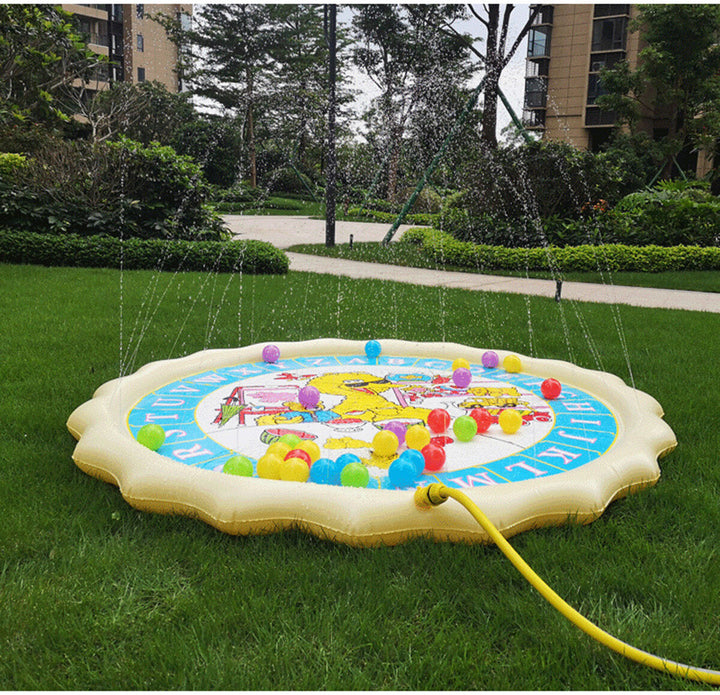 150cm Summer Swimming Air Mattress Kids Inflatable Baby Splash Water Pad Play Mat Children Wading Toys Image 4