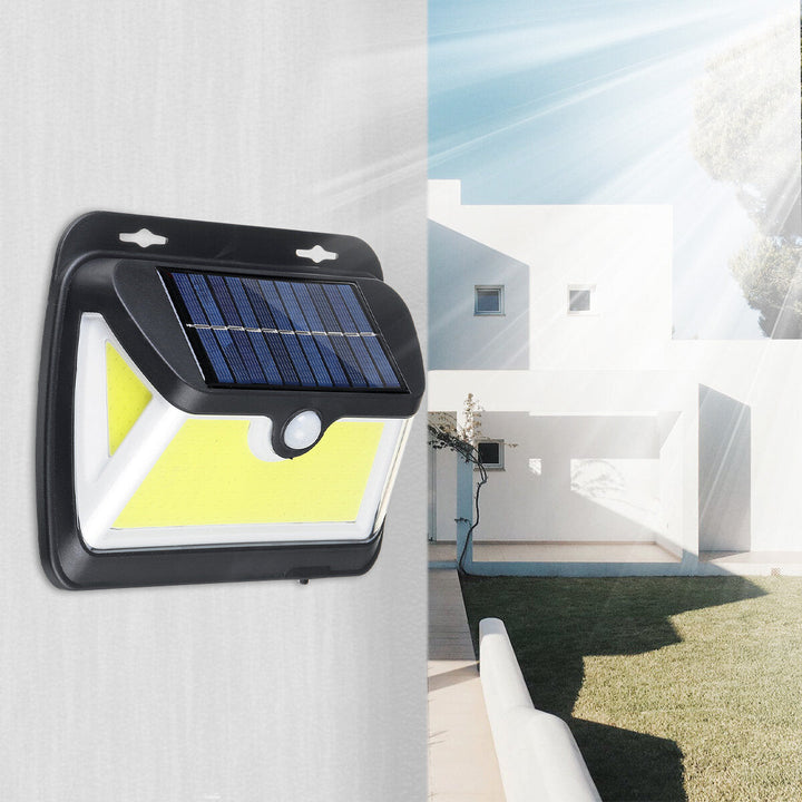 163 COB LED Solar Light Motion Sensor PIR Light Waterproof Safety Outdoor Garden Household Accessories Image 3