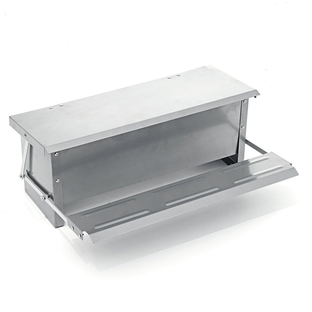 16.4L 512123cm Autoxic Aluminum Poultry Feeder Smart Feeder Chicken And Duck Feeder Image 2