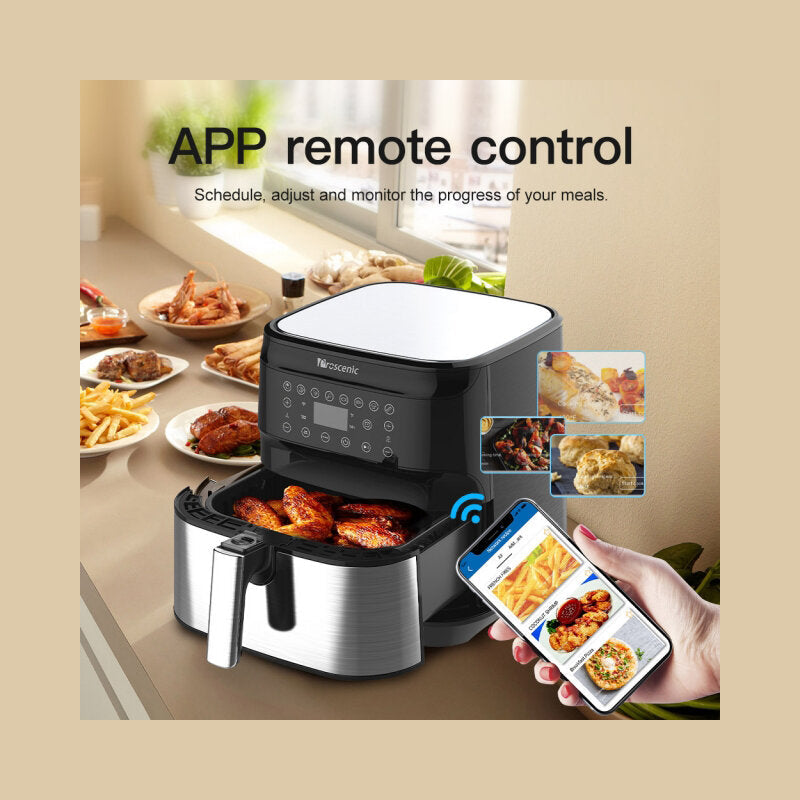 1700W 220V 5.5L Air Fryer APP Control 8+1 Cooking Functions Preheat and Warm Keeping Hot Oven Cooker with Touch Screen Image 2