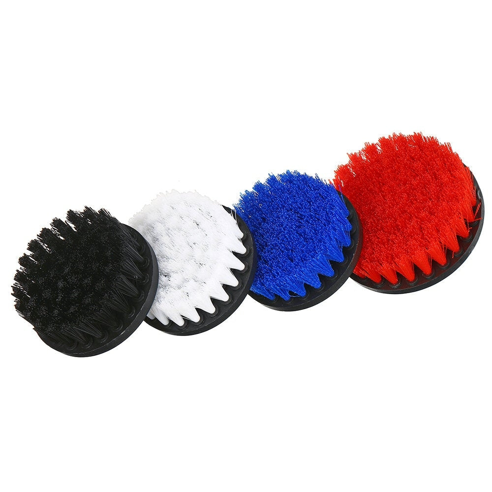 18pcs Drill Scrubber Cleaning Drill Brush Set with Extension Rod for Car Kitchen Grill Image 2