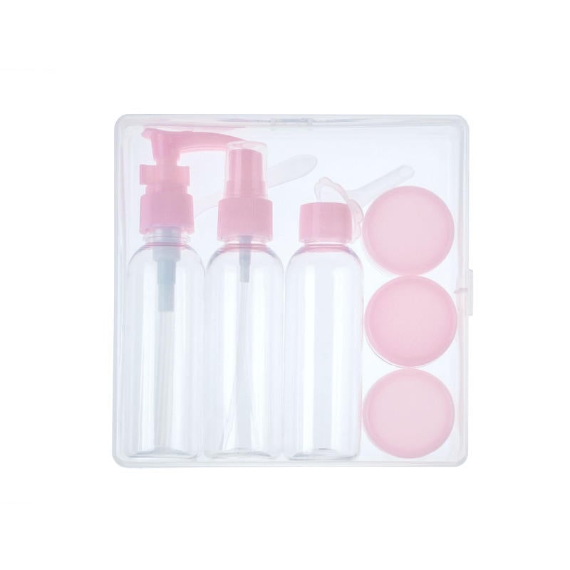 18 Pcs Portable Disinfectant Bottle Transparent Hand Sanitizer Hand Soap Refillable Bottles Cosmetics Container Image 1