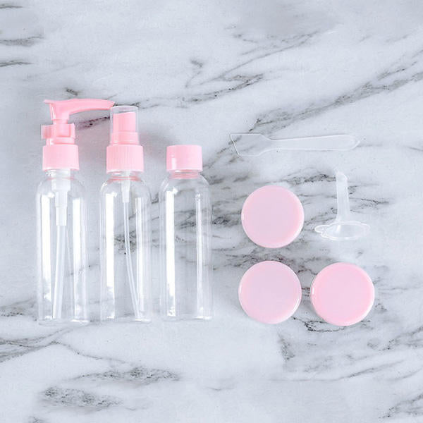 18 Pcs Portable Disinfectant Bottle Transparent Hand Sanitizer Hand Soap Refillable Bottles Cosmetics Container Image 5