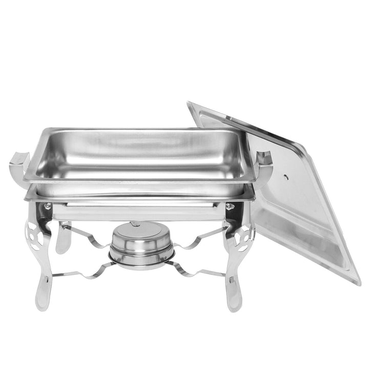 1PC 6L Stainless Steel Buffet Stove Chafing Dish Food Warmer Party Home Cater Food Warmer Buffet Stoves Image 3