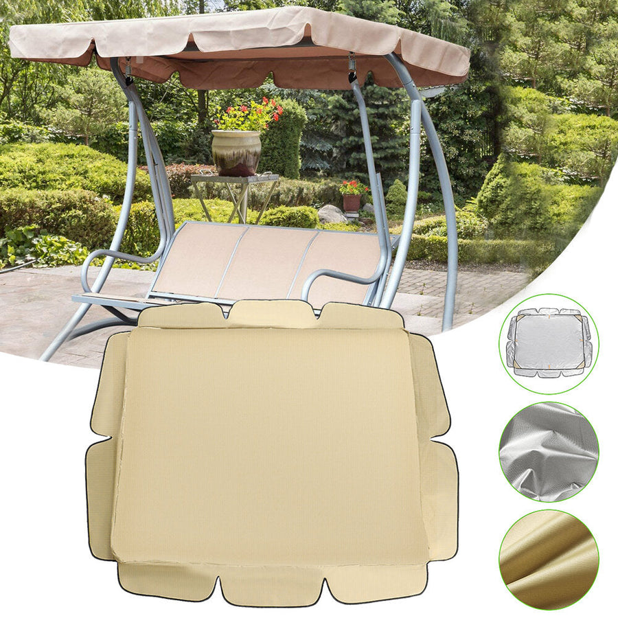 190T Polyester Swing Chair Cover Rainproof Sunshade Awning Swing Protector Cover Image 1