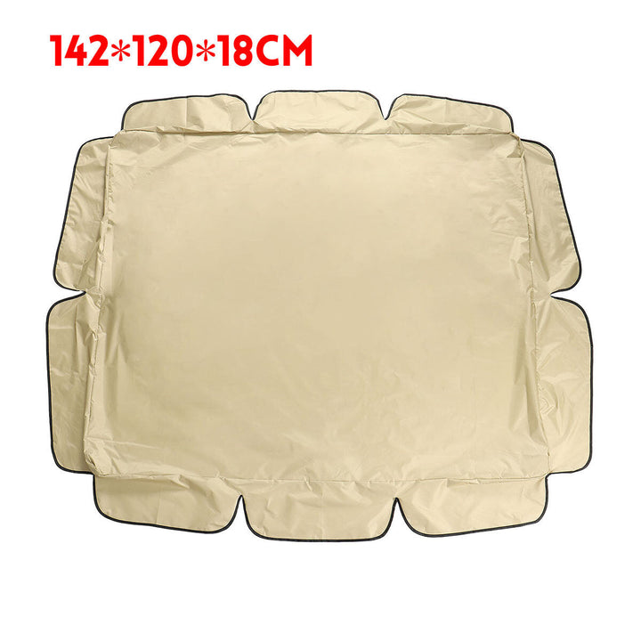 190T Polyester Swing Chair Cover Rainproof Sunshade Awning Swing Protector Cover Image 10