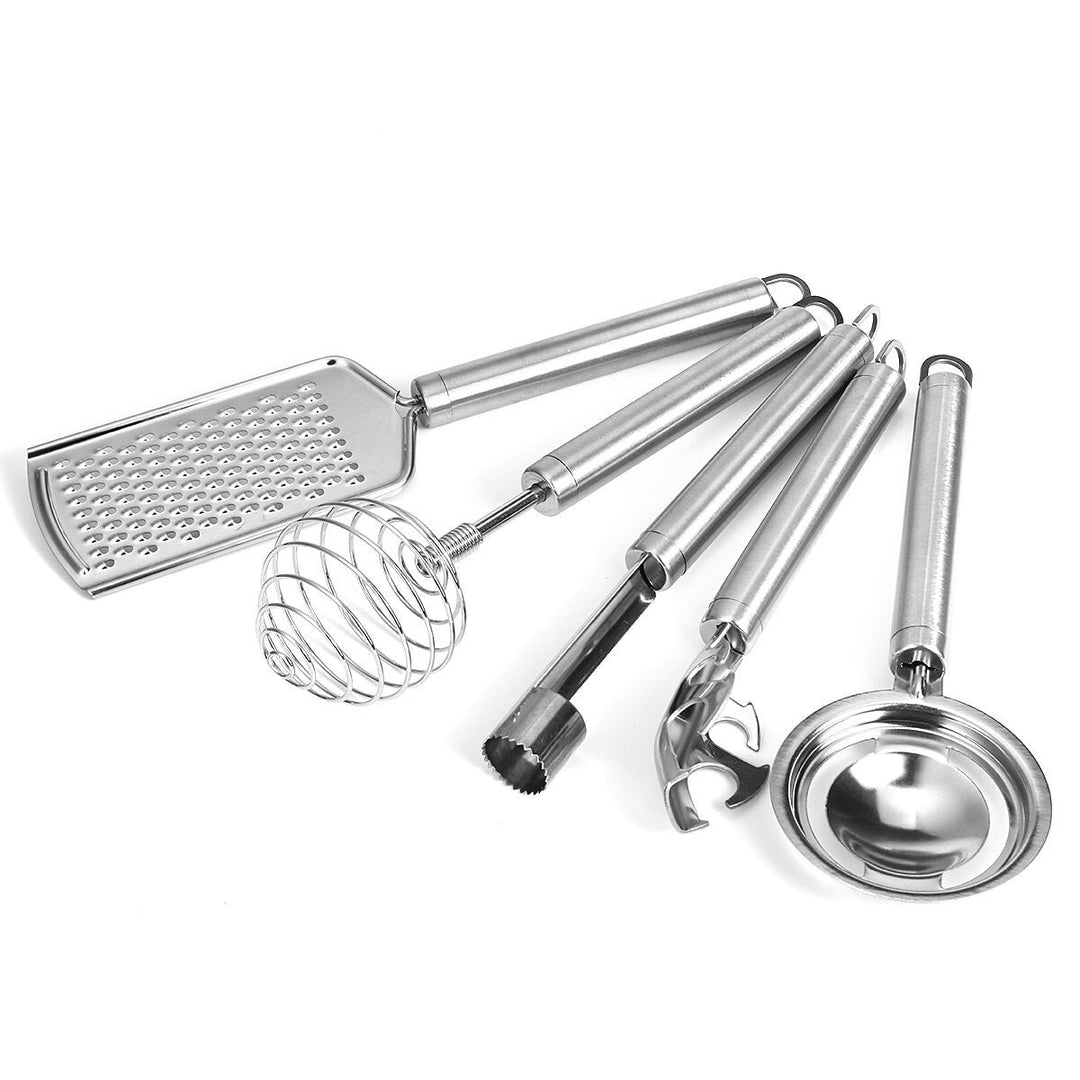 18pcs Kitchen Utensils Set Stainless Steel Non Stick Silica Gel Cooking Tools Kit Image 2