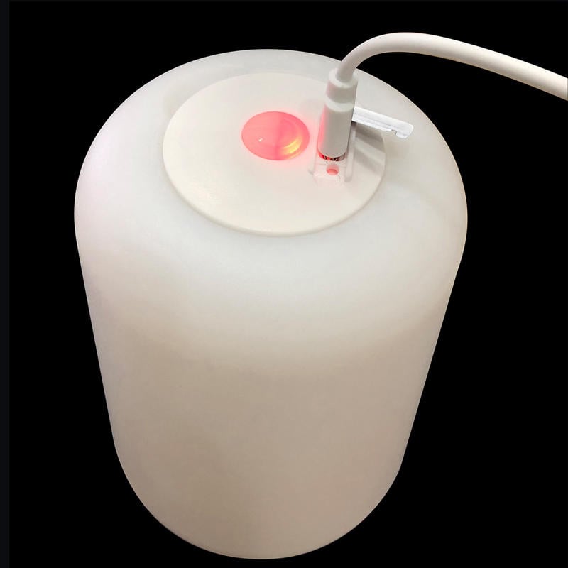 1W USB Night Light Bedside Lantern Plastic 60LM Two Modes Camping Lamp Table Desk LED Image 3