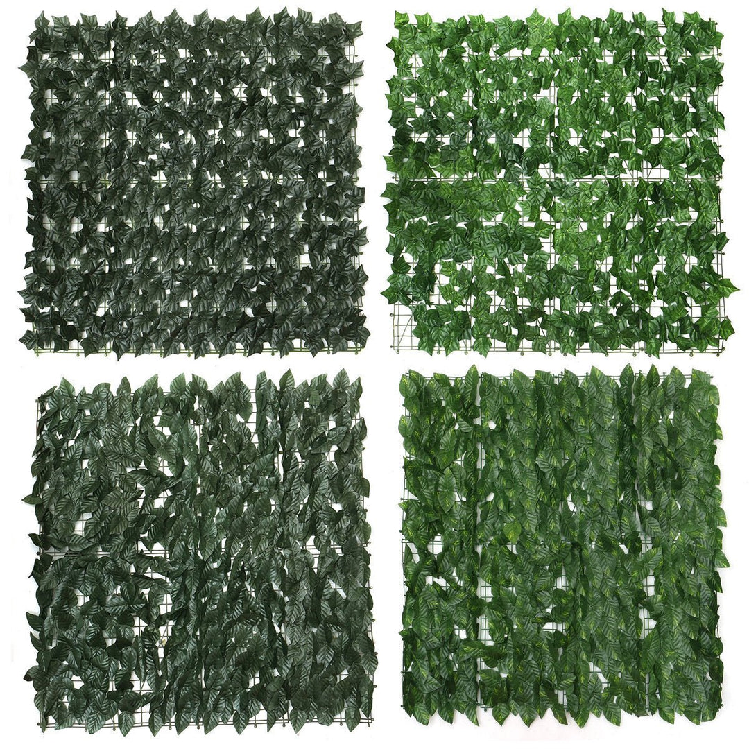 1x1M Artificial Faux Ivy Leaf Privacy Fence Screen Hedge Decor Panels Home Garden Outdoor Image 1