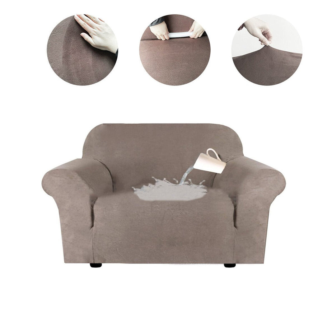 2 Seaters Elastic Sofa Cover Universal Chair Seat Protector Couch Case Stretch Slipcover Home Office Furniture Image 1