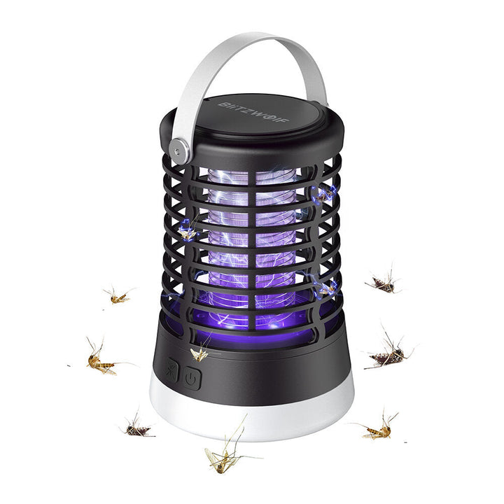 2 IN 1 Mosquito Killer Lamp Rechargeable 3 Modes LED Camping Light UV Insect Trap Light No Noise and Radiation Image 4