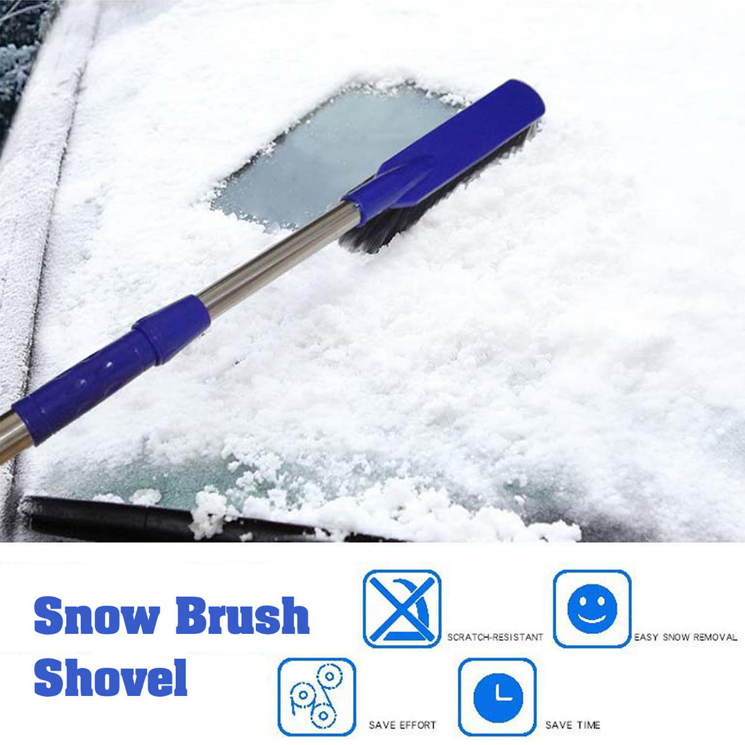 2 in 1 Retractable Snow Brush with Ice Scraper Snow Removaling Shovel Tools Image 10