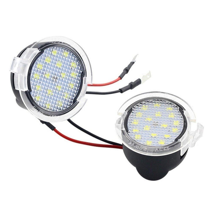 2 PCS 18 LED Under Mirror Puddle Light For Ford Mondeo S-Max EDGE Explorer F-150 Image 1