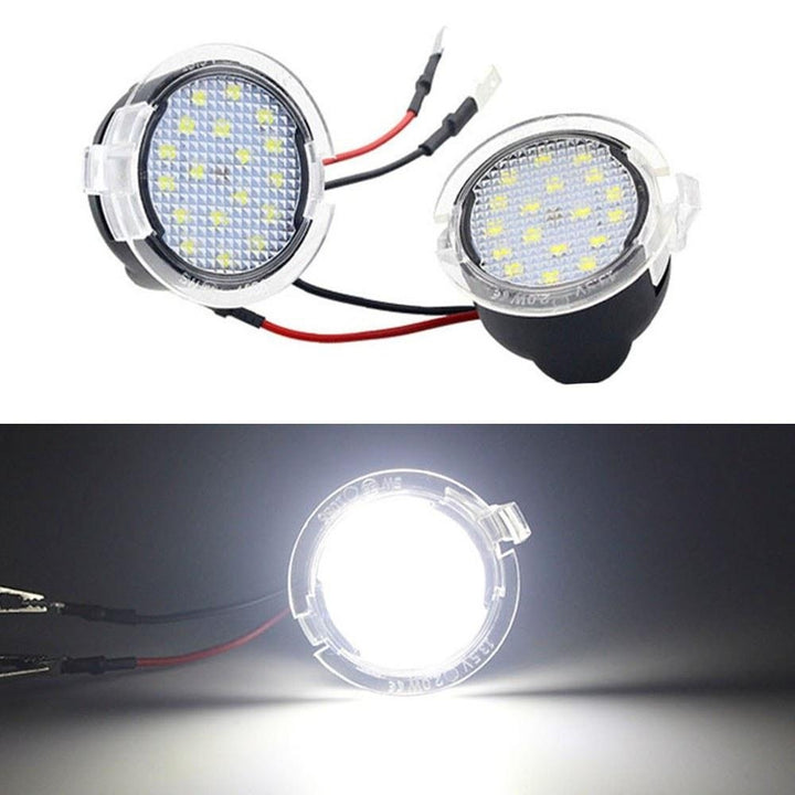 2 PCS 18 LED Under Mirror Puddle Light For Ford Mondeo S-Max EDGE Explorer F-150 Image 2