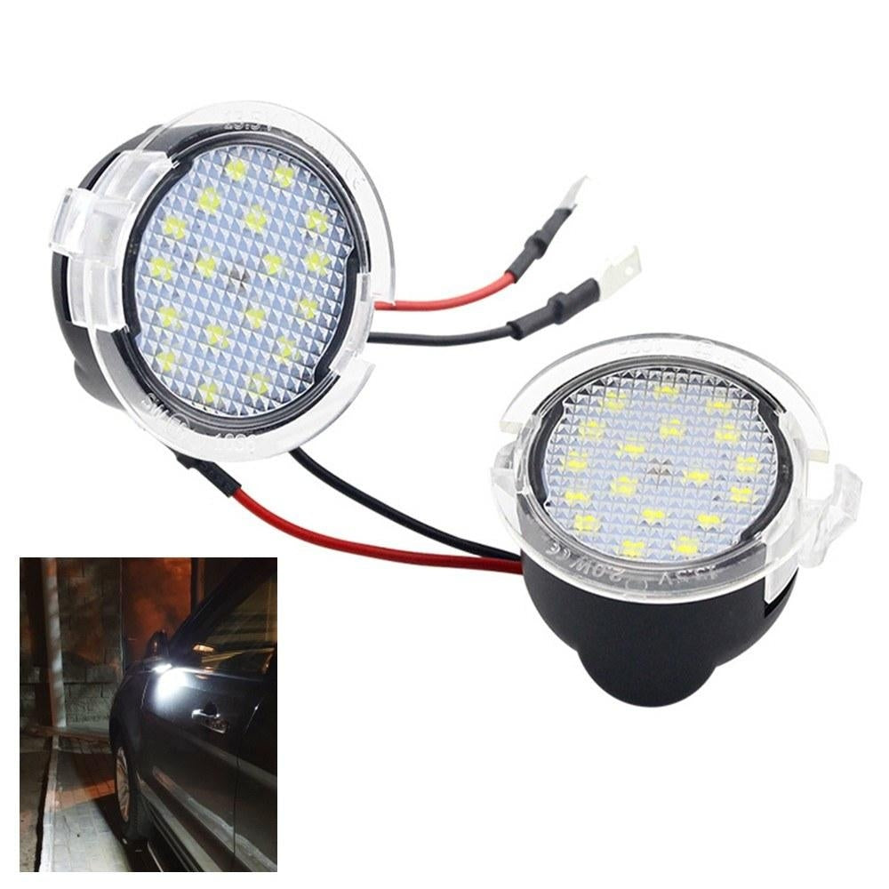 2 PCS 18 LED Under Mirror Puddle Light For Ford Mondeo S-Max EDGE Explorer F-150 Image 5