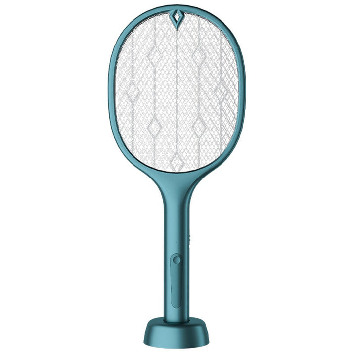 2-In-1 3000V Electric Mosquito Swatter Dual Mode Built-in Battery USB Rechargeable Outdoor Home Mosquito Killer Image 1