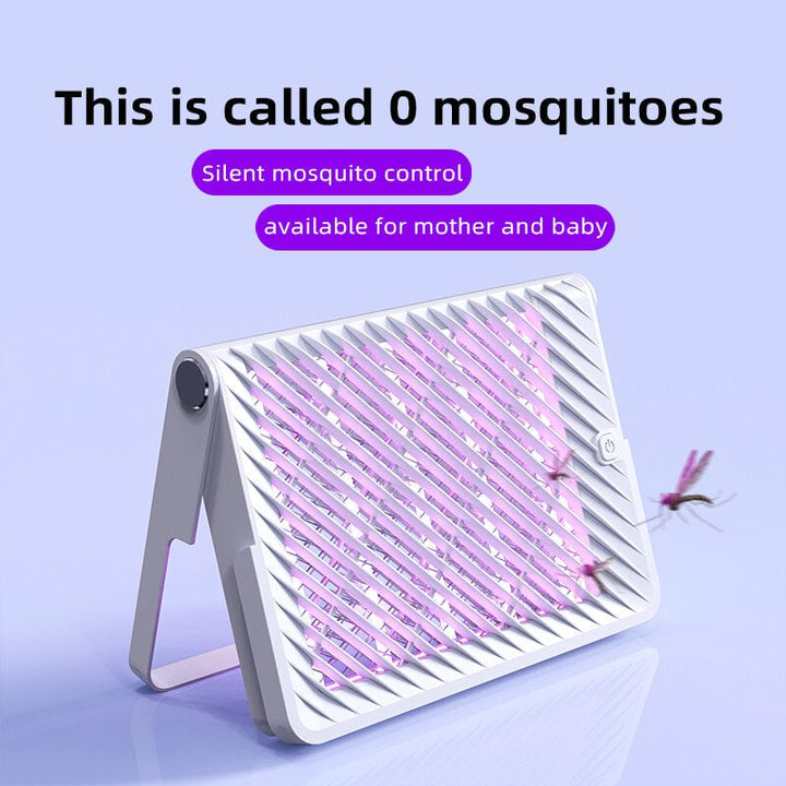 2-in-1 Wall-Mounted Mosquito Killer Lamp and Electric Fly Swatter for Home/Outdoors Image 5