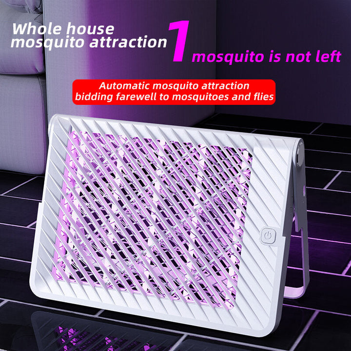 2-in-1 Wall-Mounted Mosquito Killer Lamp and Electric Fly Swatter for Home/Outdoors Image 7