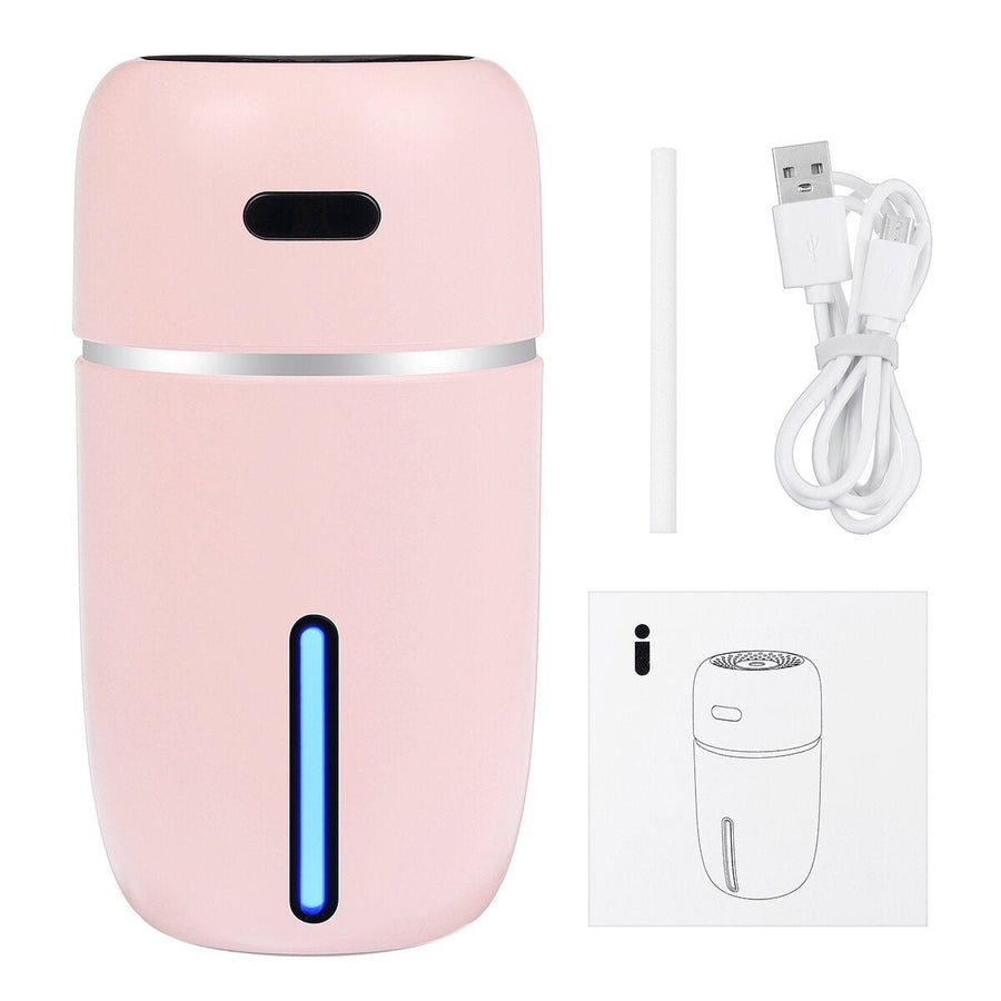 200ml Electric Air Humidifier Diffuser Mist Purifier LED Light USB Charging Power Bank for Portable RV Travel Image 1