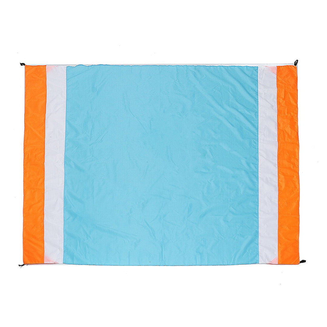 200x210cm Beach Mat Sand Free Blanket Waterproof Picnic Pad Oversize Sunshade Canopy Outdoor Camping Travel Image 2