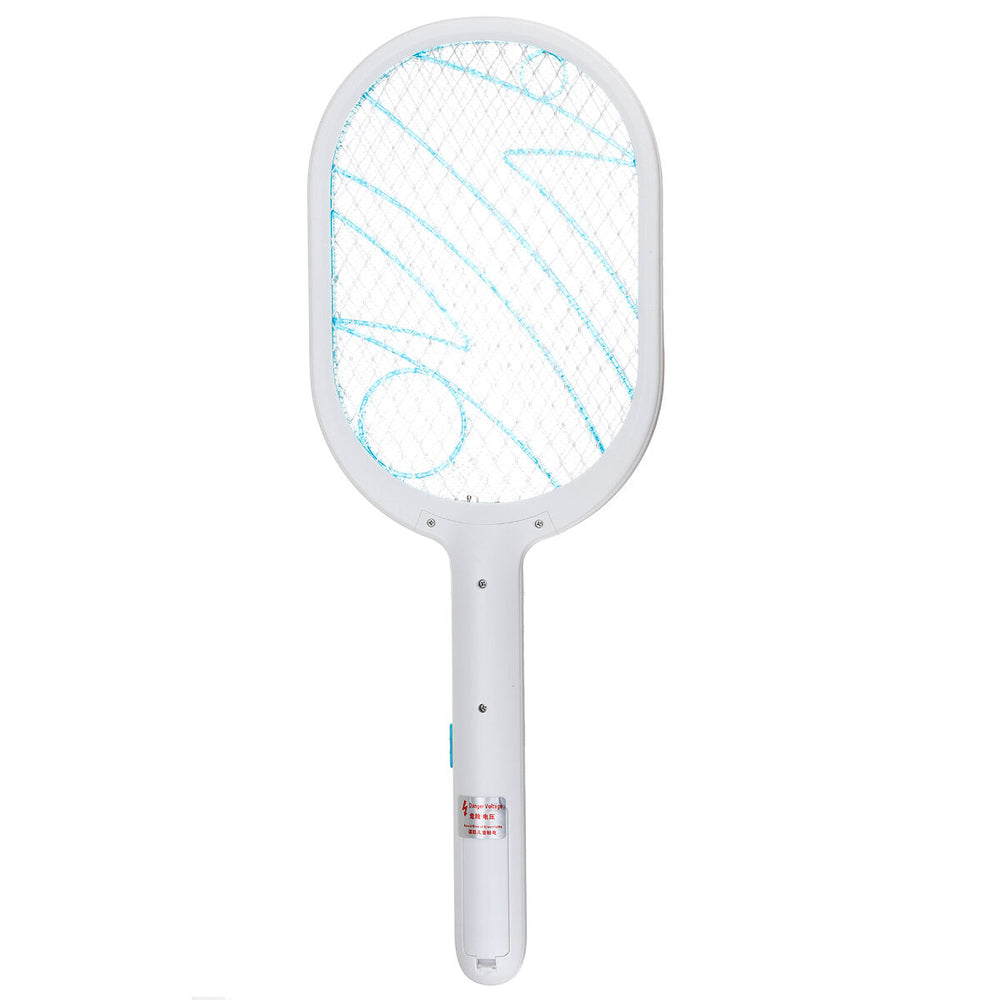 2000MAH Electric Mosquito Swatter Rechargeable Household 3 Layer ABS Safety Grid Electric Bug Zapper Portable Mosquito Image 2