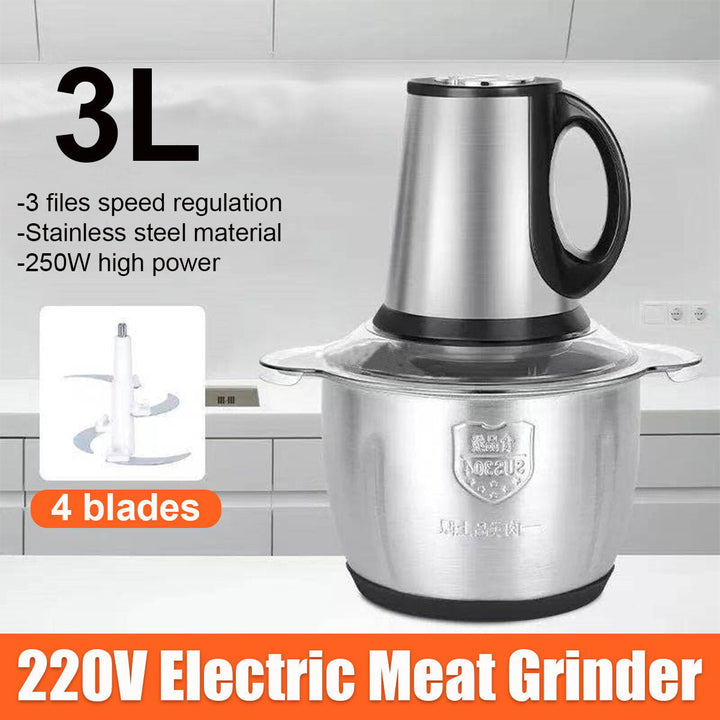 220V Household Electric Meat Grinder 2/3L Liters Large Capacity Image 5