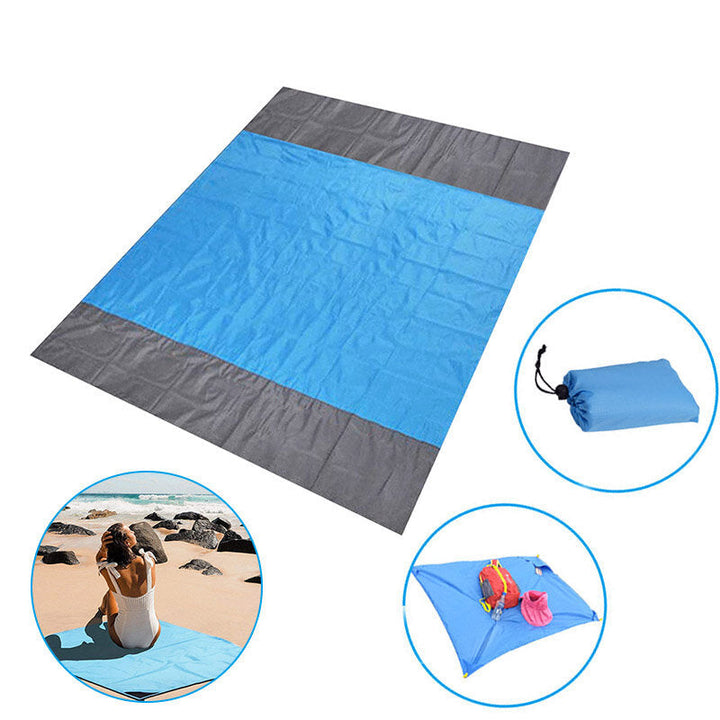 210x200cm Picnic Blanket Oxford Foldable Beach Mat Waterproof Quick Drying Sand Proof Camping Blanket Outdoor Travel Image 1