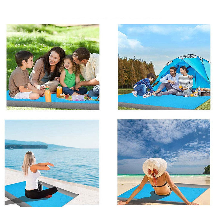 210x200cm Picnic Blanket Oxford Foldable Beach Mat Waterproof Quick Drying Sand Proof Camping Blanket Outdoor Travel Image 8