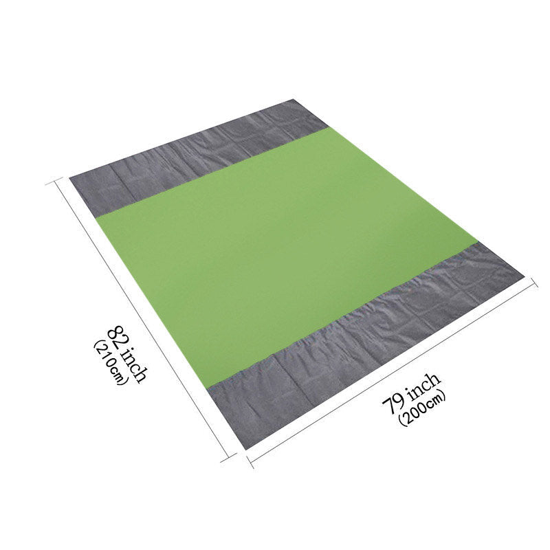 210x200cm Picnic Blanket Oxford Foldable Beach Mat Waterproof Quick Drying Sand Proof Camping Blanket Outdoor Travel Image 9